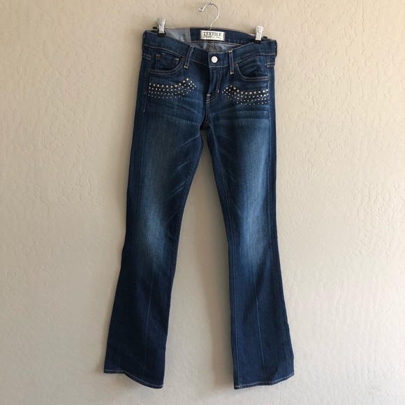 TEXTILE Elizabeth and james embellished Jeans - Picture 1 of 8
